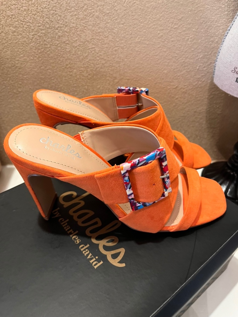 Charles by Charles David brand new orange sandal